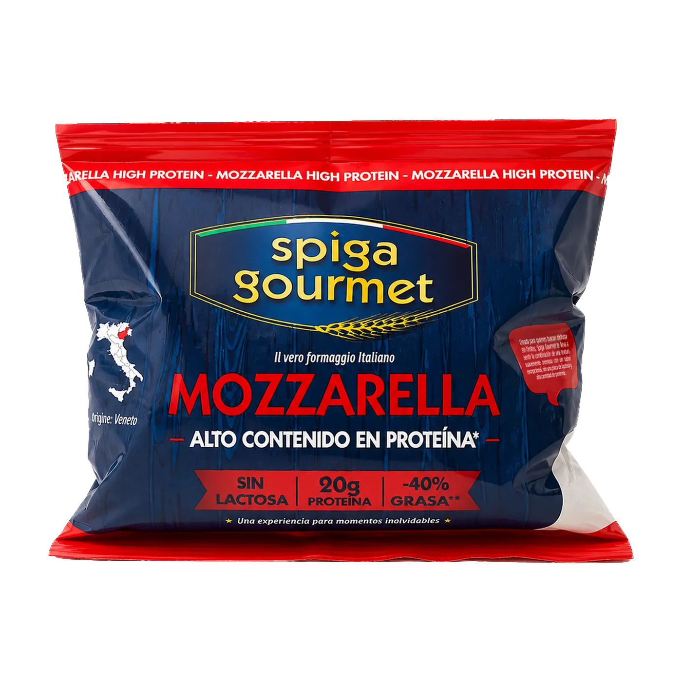 Mozzarella Alto contenido en Proteína