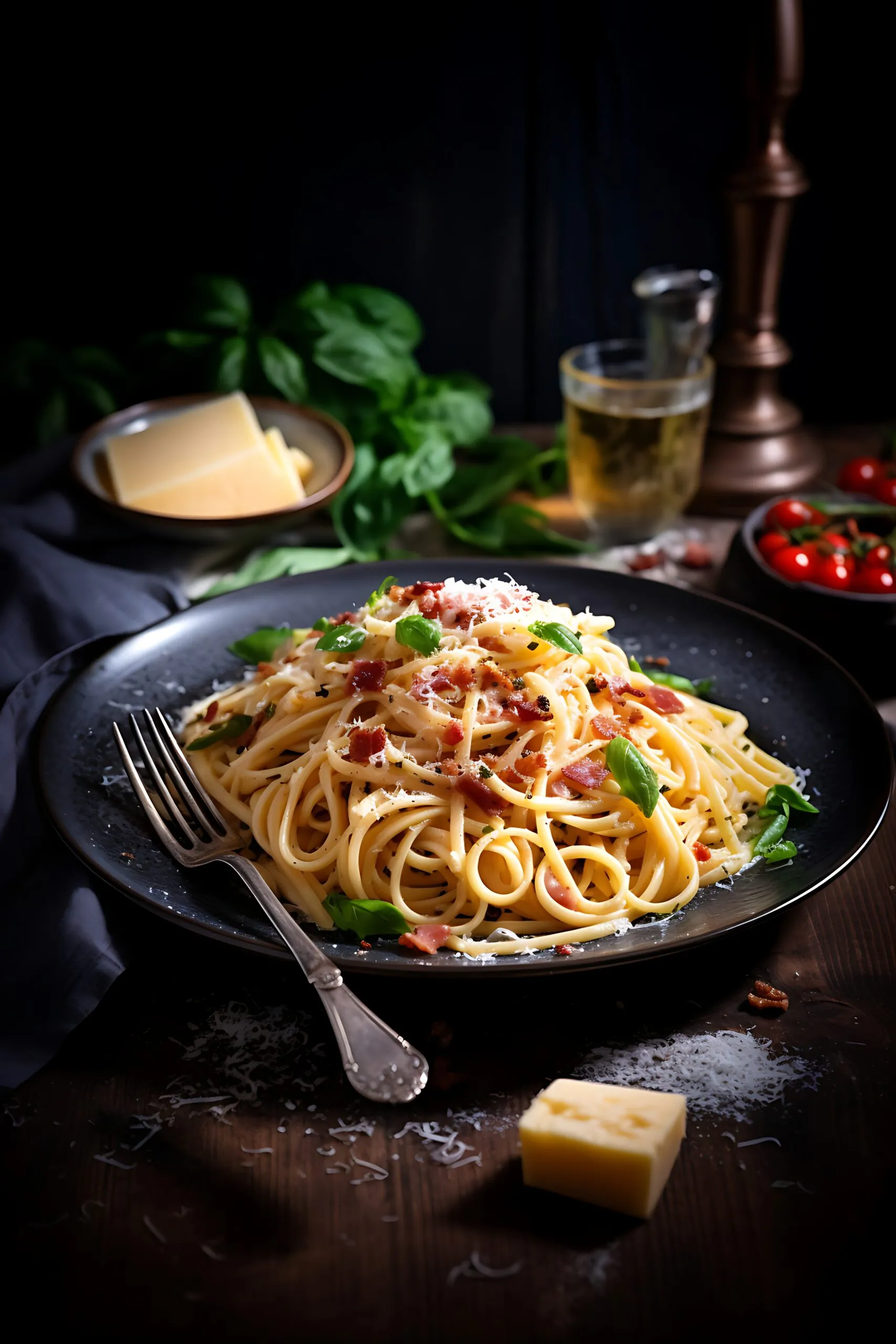 Carbonara with Grana Padano PDO Spiga Gourmet